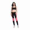 Panneaux de maille pour femmes Poches de gymnase Pantalon Yoga Pantalon Yoga