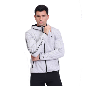 Fermeture éclair collé pour hommes à travers une veste chaude à sweat en moeste